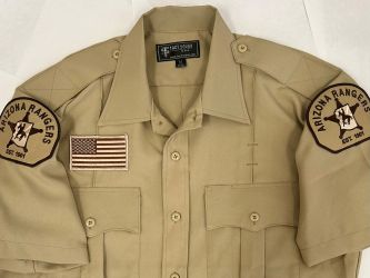 ARIZONA RANGER CLASS B SHORT SLEEVE DUTY SHIRT - SILVERTAN - MUST BE AUTHORIZED CONTACT US FOR AN ACCOUNT.